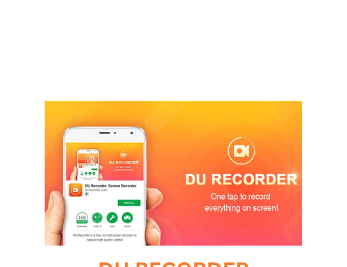 DU Recorder- Record Audio And Send It To The Cloud DU Recorder main image