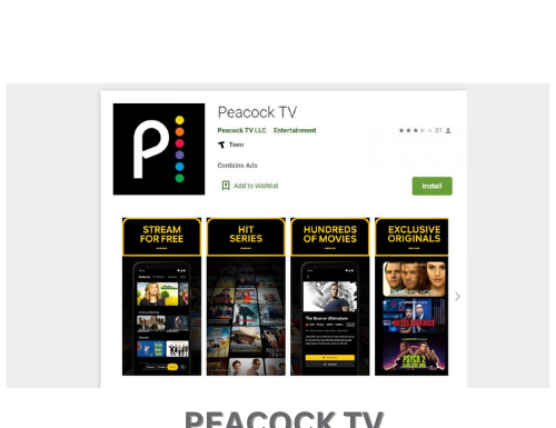 Peacock TV- Provides An Alternative To Cable Television Peacock TV main image